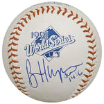 Brian Harper Autographed 1991 World Series Baseball Minnesota Twins Autographs Fan HQ   