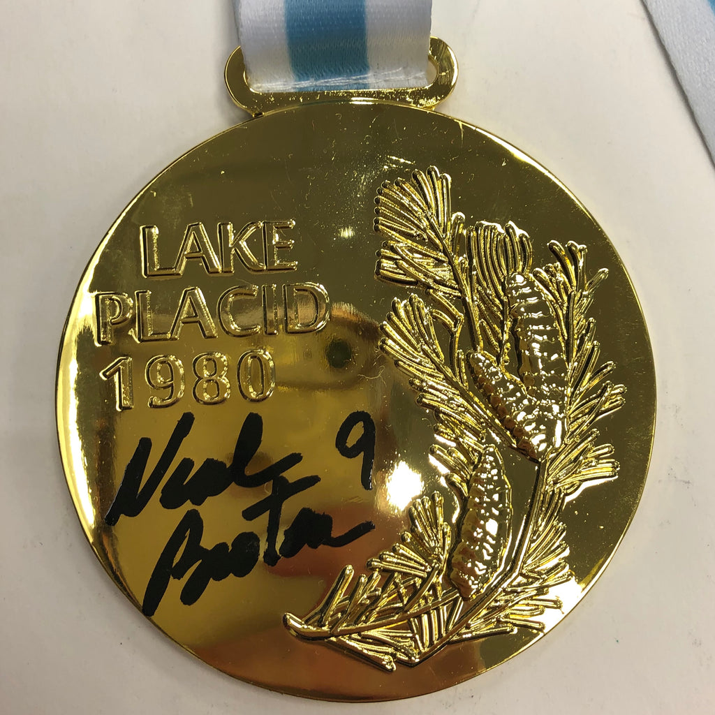 Neal Broten Autographed Replica 1980 Gold Medal Autographs Fan HQ   