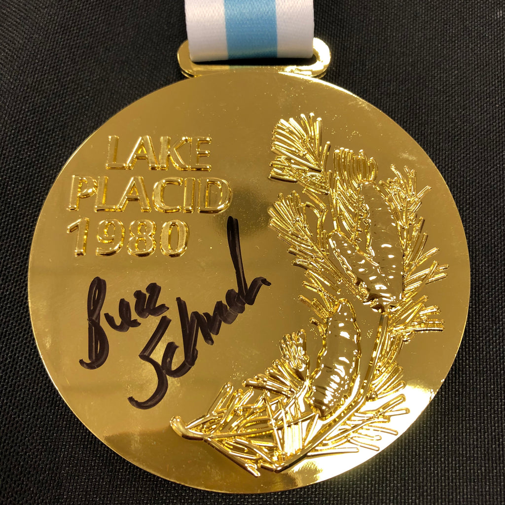 Buzz Schneider Autographed Replica 1980 Gold Medal Autographs Fan HQ