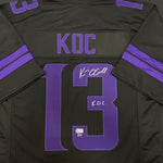 Kevin O'Connell Autographed Fan HQ Exclusive Blackout Nickname Jersey w/ K.O.C. Inscription (Numbered Edition) Autographs FanHQ Standard Number (2-6, 8-12)  