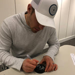 Zach Parise Autographed Dallas Official Game Puck w/ Game 1000 Inscription - Standard Number Autographs FanHQ   
