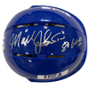 Mark Johnson Autographed Royal Blue Mini Helmet "80 Gold" (#10/10) Autographs FanHQ   