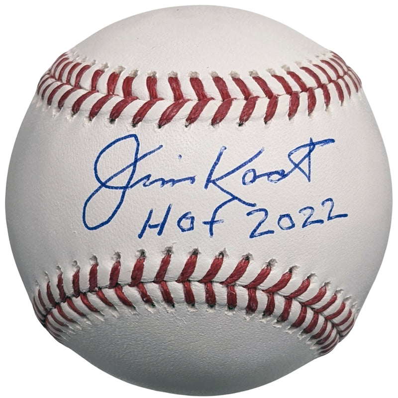 Jim Kaat Autographed Rawlings OMLB Baseball w/ HOF 2022 Inscription Autographs Fan HQ   