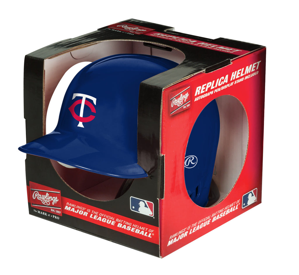 Minnesota Twins Unsigned TC Rawlings Mini Helmet with Pen Collectibles Rawlings   