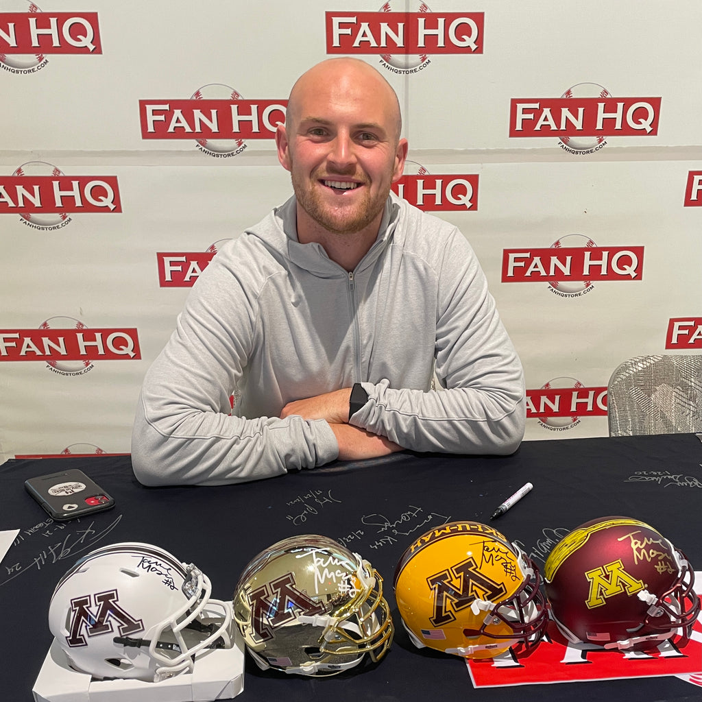 Tanner Morgan Autographed 8x10 Photo Minnesota Gophers Autographs FanHQ