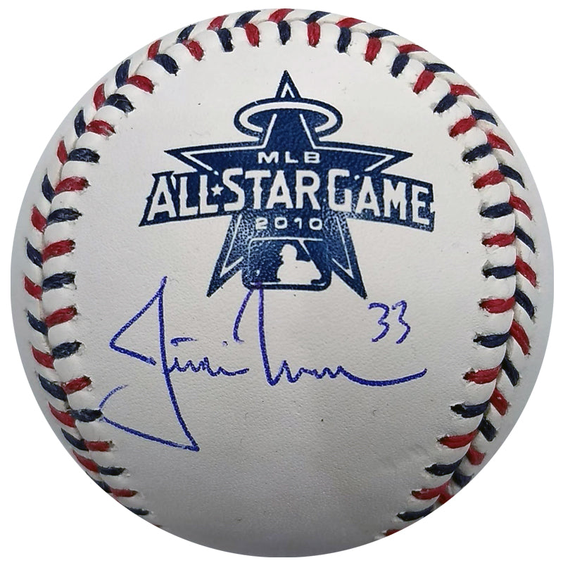 Justin Morneau Autographed 2010 All Star Game Baseball Minnesota Twins –  Fan HQ