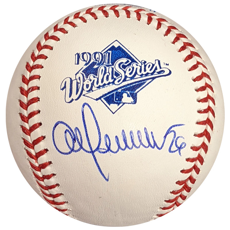 Al Newman Autographed 1991 World Series Baseball Minnesota Twins Autographs Fan HQ   