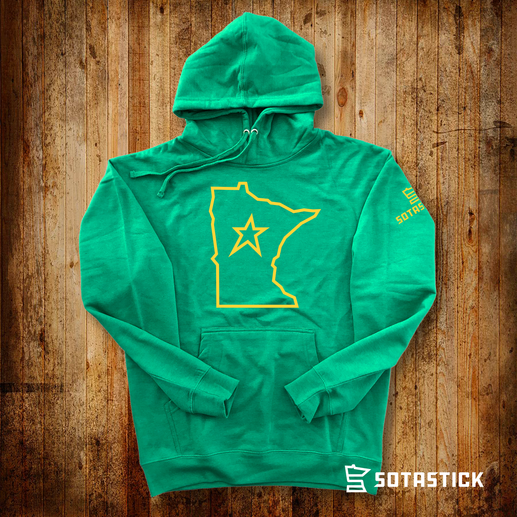 SotaStick North State Green Hoodie T-Shirts SotaStick