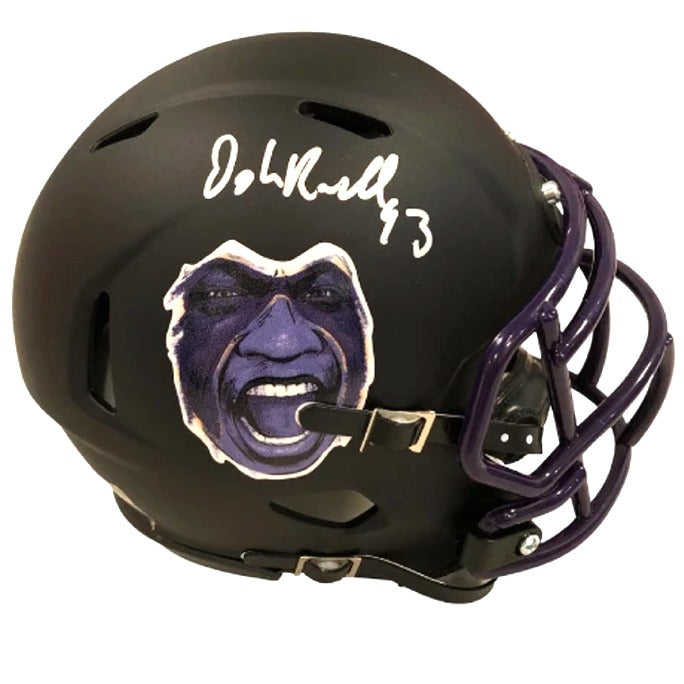 Riddell John Randle Minnesota Vikings Signed Mini Football Helmet