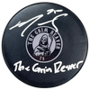 Ryan Reaves Autographed SotaStick Art Puck (Numbered Edition) Autographs FanHQ Number 1/23  