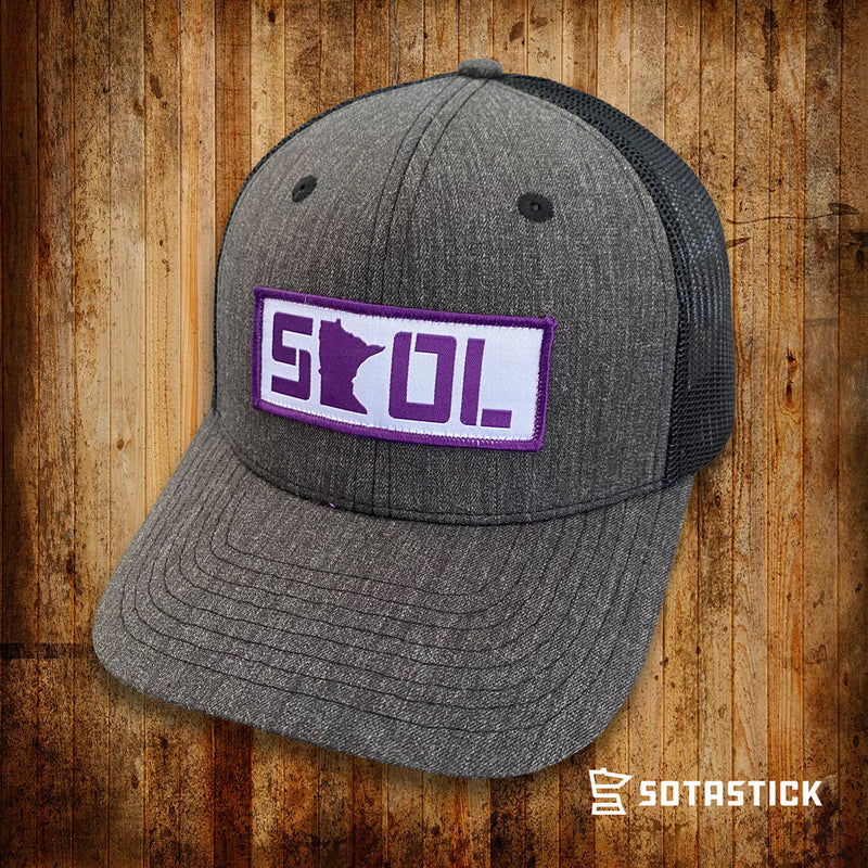 SotaStick Minnesota Football State Patch Trucker Hat Hats SotaStick   