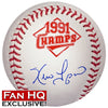 Kevin Tapani Autographed Fan HQ Exclusive 1991 Champs Baseball Minnesota Twins Autographs Fan HQ   