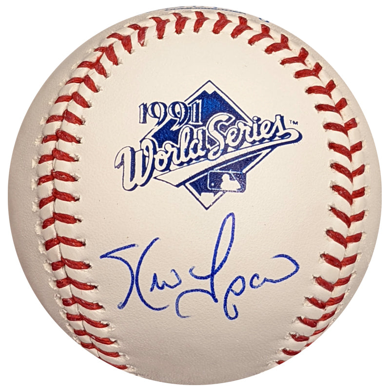 Kevin Tapani Autographed 1991 World Series Baseball Minnesota Twins Autographs Fan HQ   