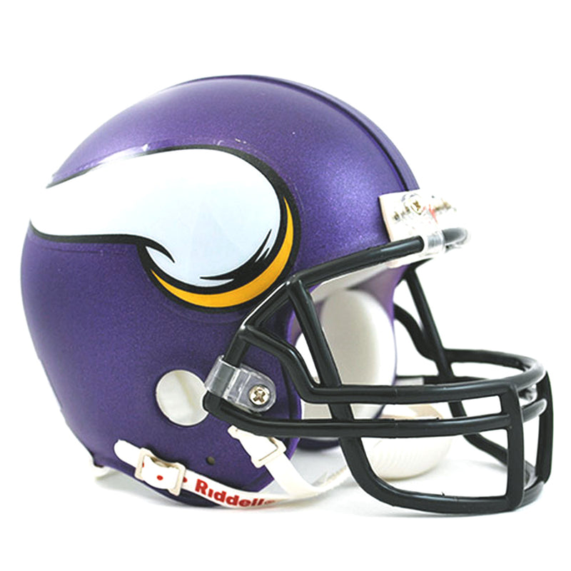 Minnesota Vikings Unsigned Riddell VSR4 Mini Helmet 2012-Present Collectibles Riddell   