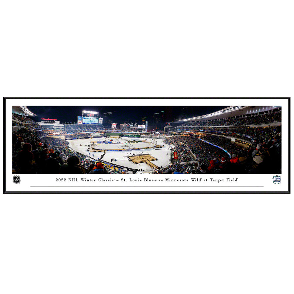 2022 NHL Winter Classic Target Field Panoramic Picture (Shipped) Collectibles Blakeway Deluxe Frame
