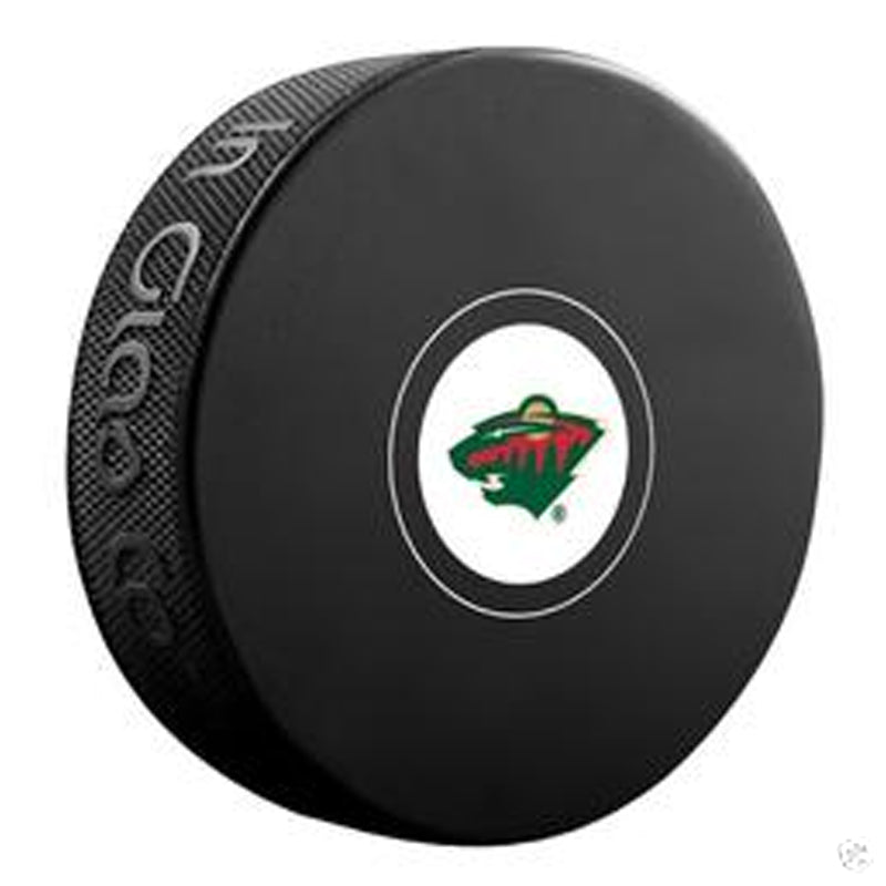 Minnesota Wild Logo Hockey Puck w/ Case Collectibles FanHQ   
