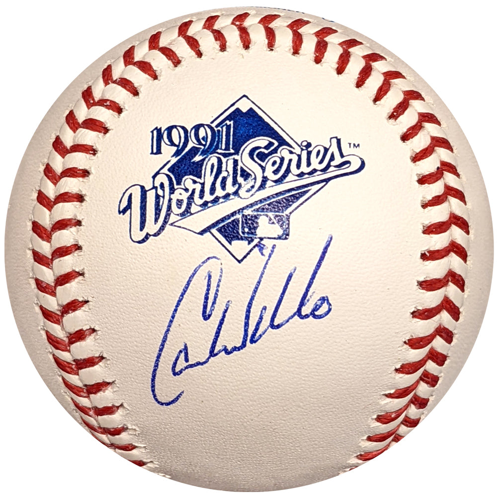Carl Willis Autographed 1991 World Series Baseball Minnesota Twins Autographs Fan HQ   