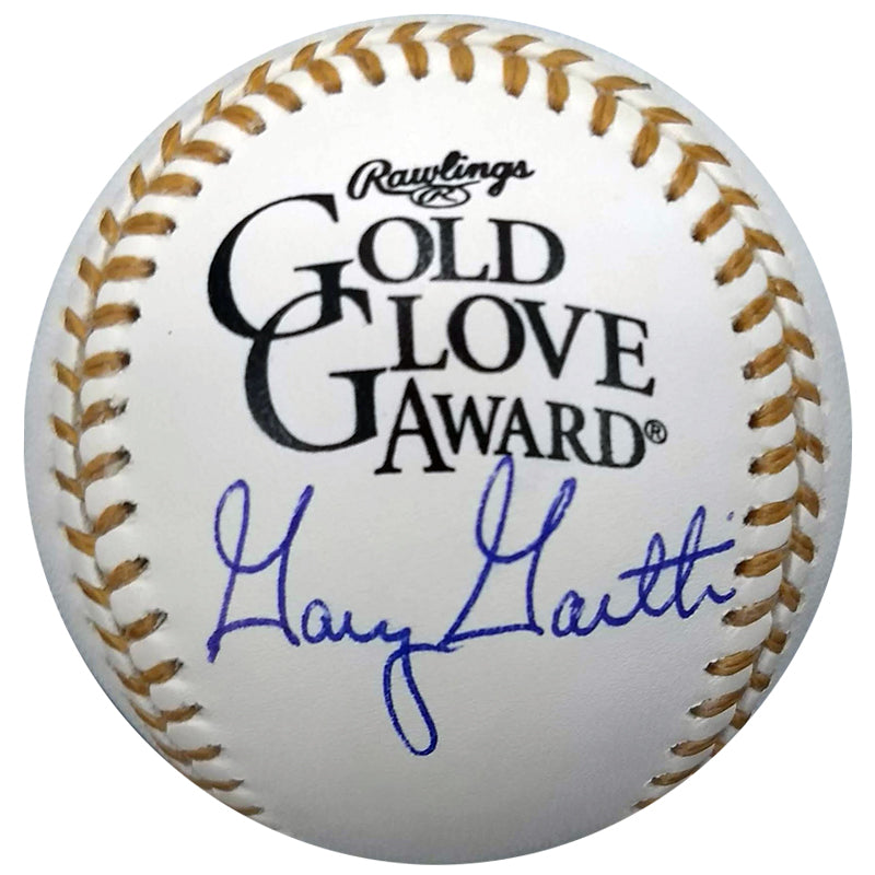 Gary Gaetti Autographed Rawlings Gold Glove OMLB Baseball Minnesota Twins Autographs Fan HQ   