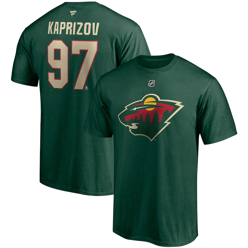 Kirill Kaprizov Minnesota Wild Green Player T-Shirt – Fan HQ