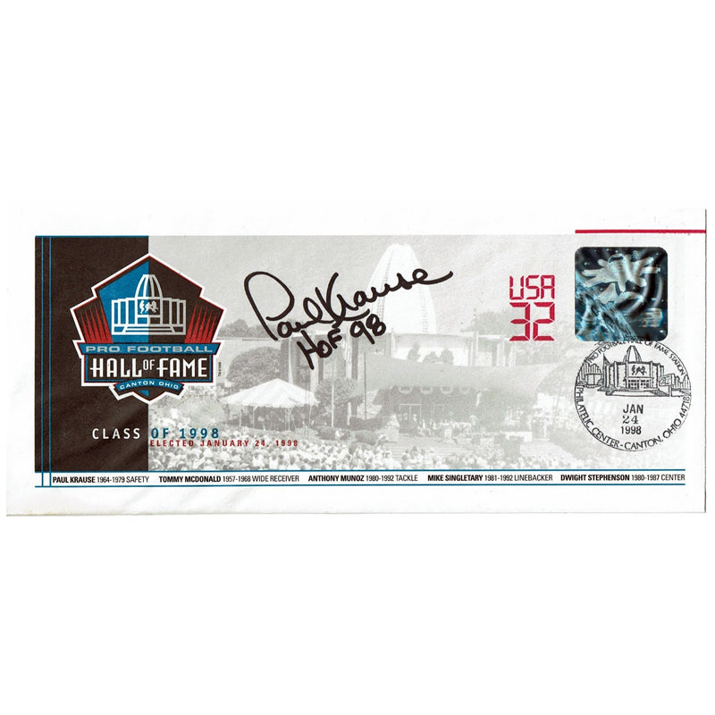 Football - Pro Football Hall of Fame Players/Coaches/Admin Autographs:  Tim's Football HOF Autographs Set Image Gallery