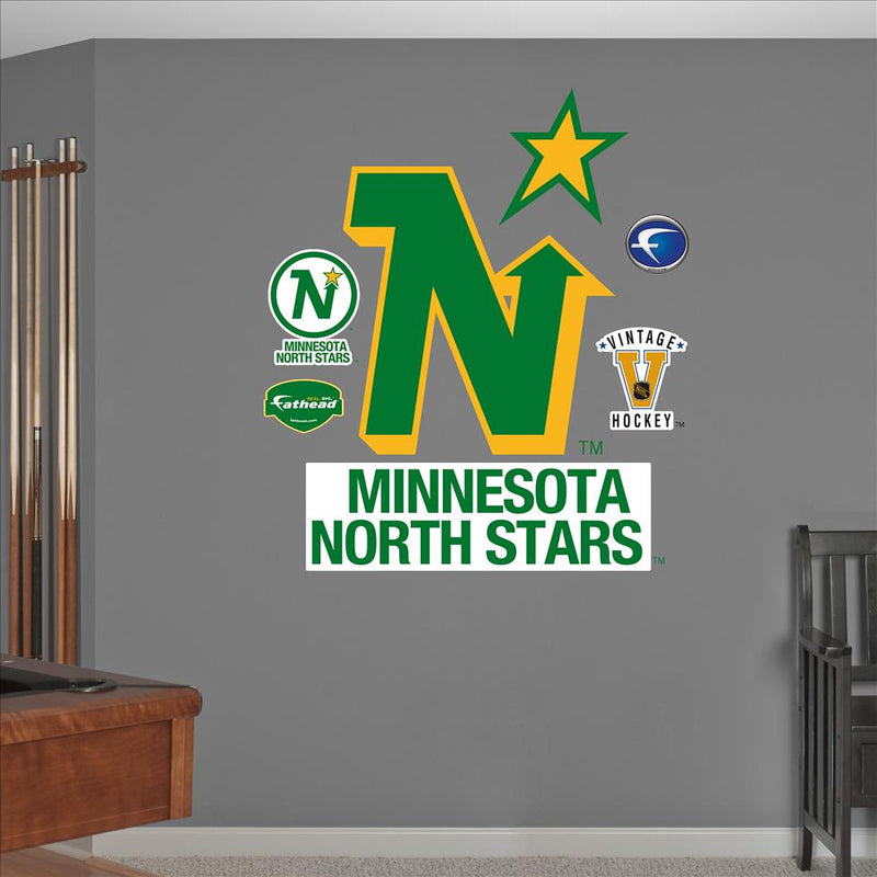 Minnesota North Stars Fathead Wall Art (In-Store Pick-Up Only)