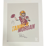 Tanner Morgan Autographed SotaStick 20x24 Print Autographs FanHQ   
