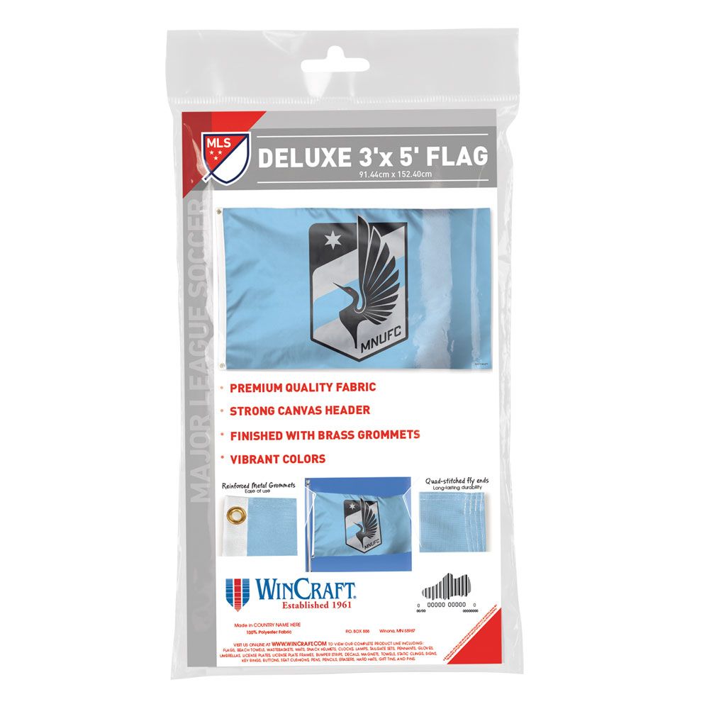 Minnesota United FC Deluxe 3' x 5' Flag Collectibles Wincraft