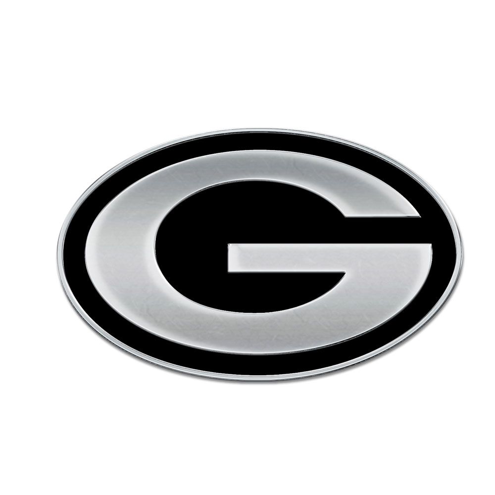Green Bay Packers Chrome Free Form Auto Emblem Automotive Wincraft   