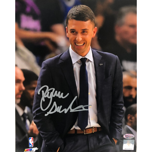 Ryan Saunders Minnesota Timberwolves Autographed 8x10 Suit Photo Autographs Fan HQ   