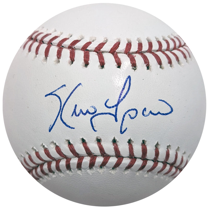 Kevin Tapani Autographed Rawlings Official Major League Baseball Minnesota Twins Autographs Fan HQ   
