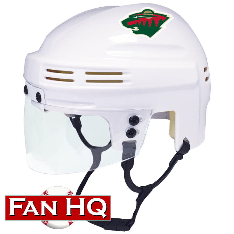 Minnesota Wild Unsigned SportStar White Mini Helmet Collectibles SportStar   