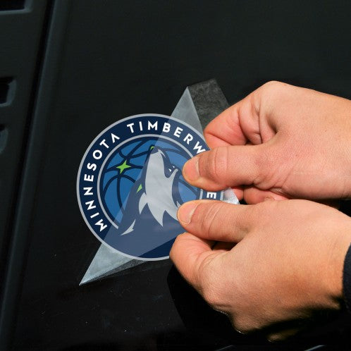 Minnesota Timberwolves 2-pack 4" x 4" Perfect Cut Color Decals Collectibles Wincraft