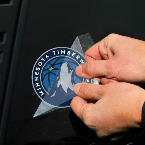Minnesota Timberwolves 2-pack 4" x 4" Perfect Cut Color Decals Collectibles Wincraft   
