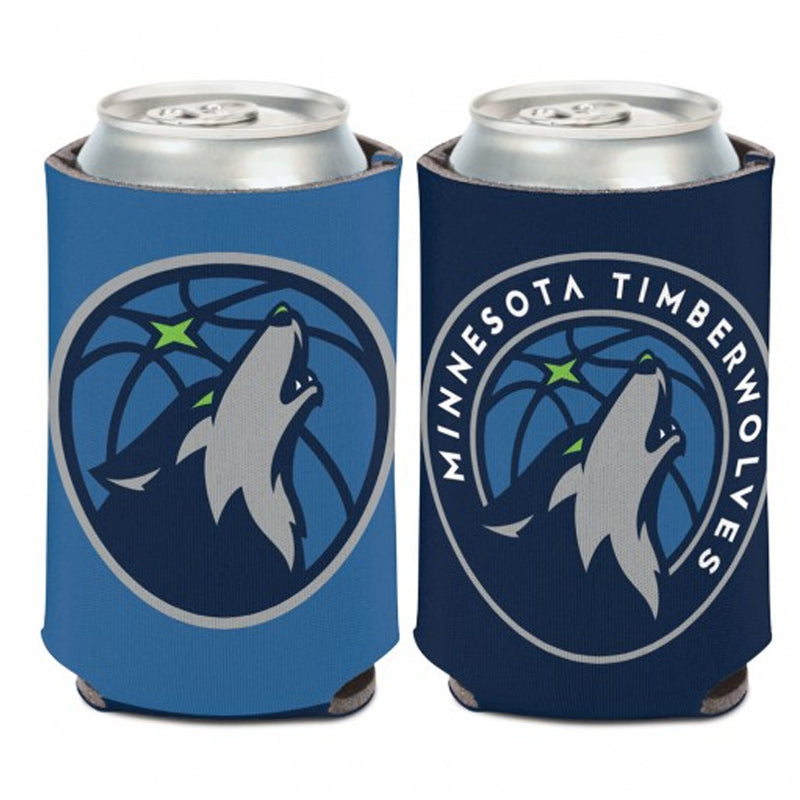 Minnesota Timberwolves Logo 2-Sided 12 oz. Can Cooler Collectibles Wincraft   