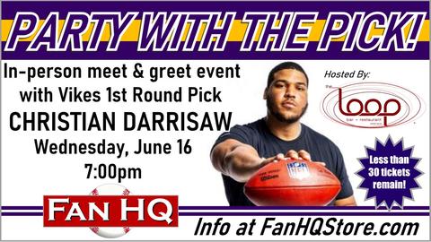 Christian Darrisaw In-Person Party Event - June 16