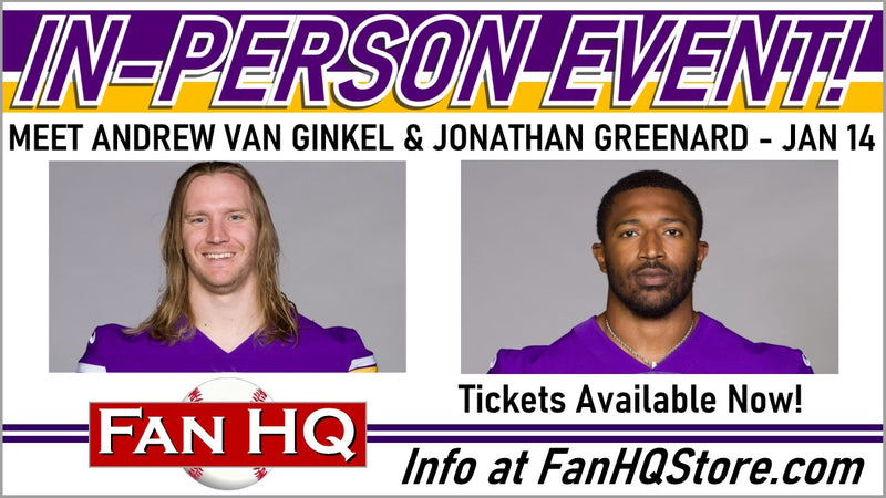 Meet ANDREW VAN GINKEL & JONATHAN GREENARD at Fan HQ! - Tuesday, January 14