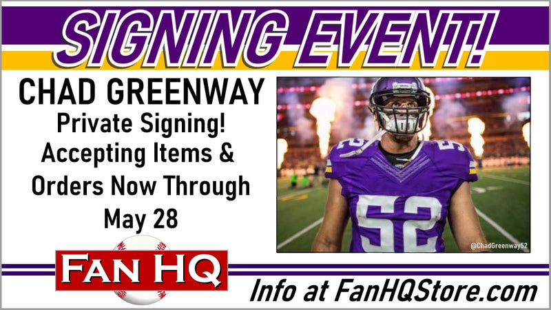 Chad Greenway Private Signing