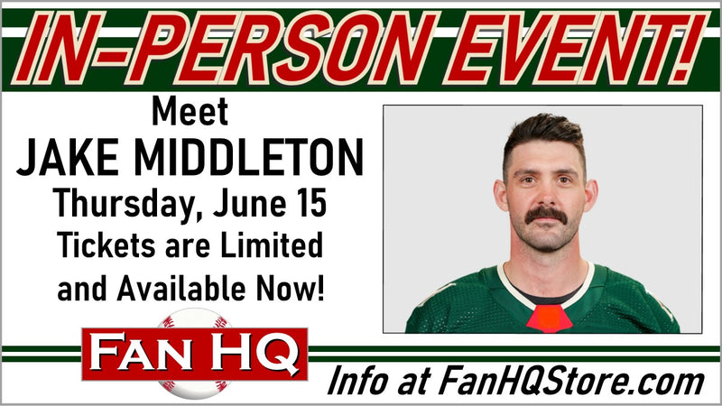Meet JAKE MIDDLETON at Fan HQ - Thursday, June 15!