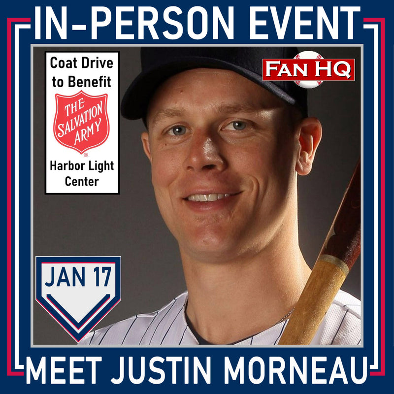 Justin Morneau 2025 Winter Warm-Up Coat Drive - Donate Coats to Meet Justin!