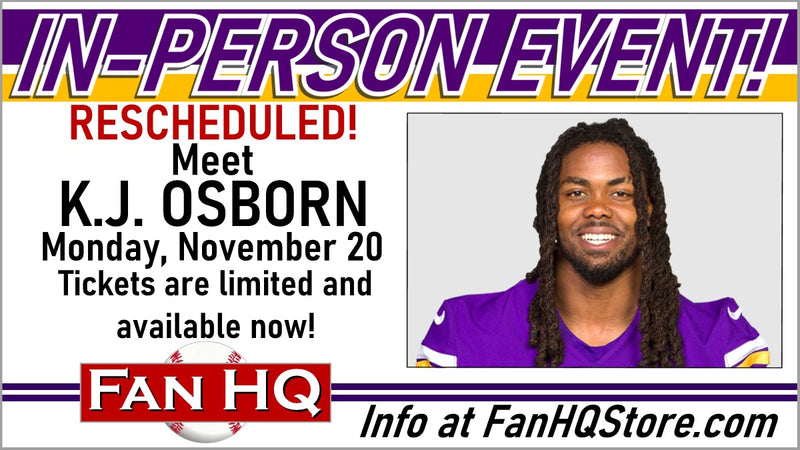 Meet K.J. OSBORN at Fan HQ! - Monday, November 13