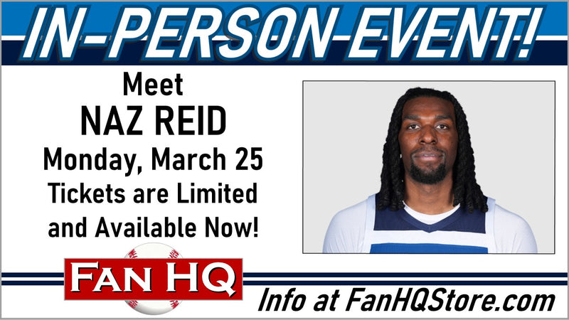 Meet NAZ REID at Fan HQ - Monday, March 25!