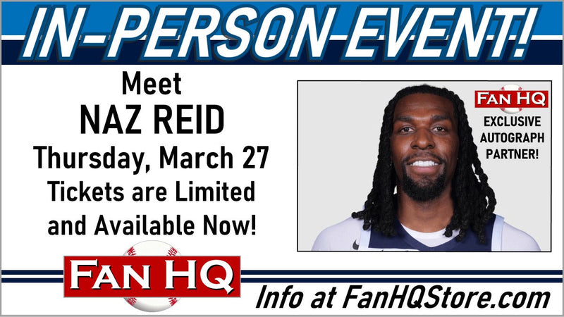 Meet NAZ REID at Fan HQ - Thursday, March 27!