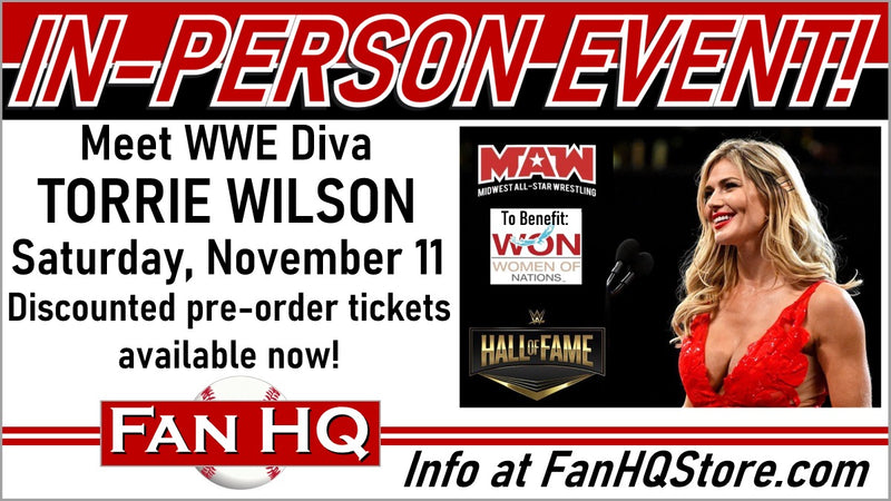 Meet HOF Diva TORRIE WILSON at MAW Grand Slam 5! - Presented by Fan HQ