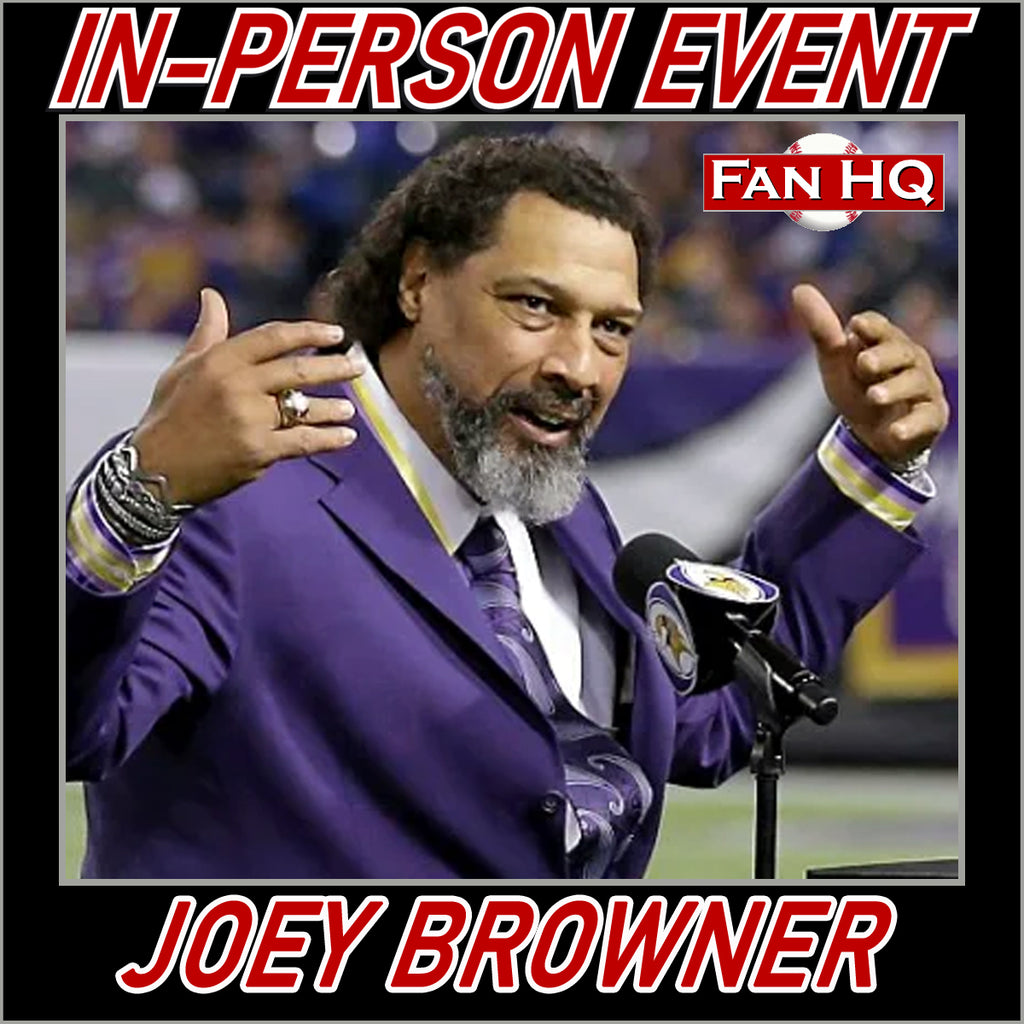 Joey Browner In-Person Event