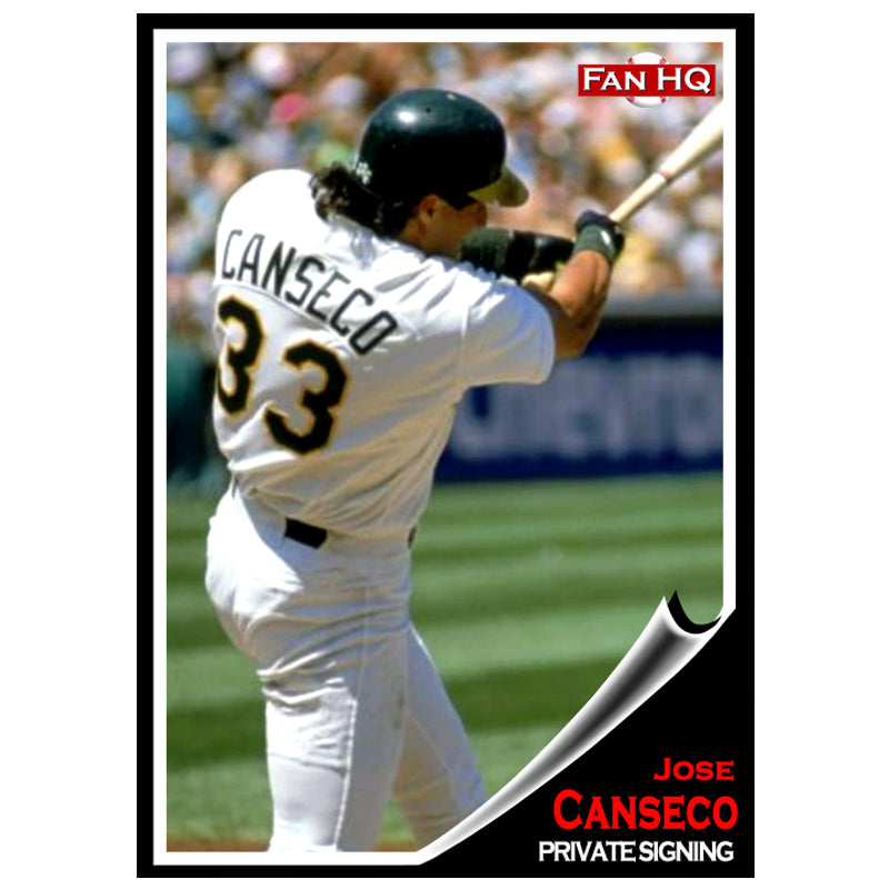 Jose Canseco Private Signing