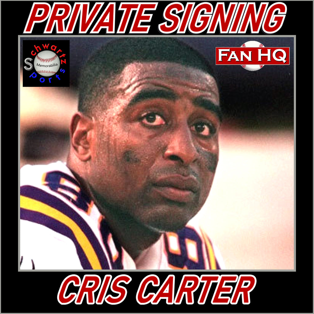 Cris Carter Private Signing