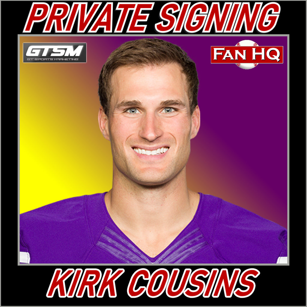 Kirk Cousins Private Signing