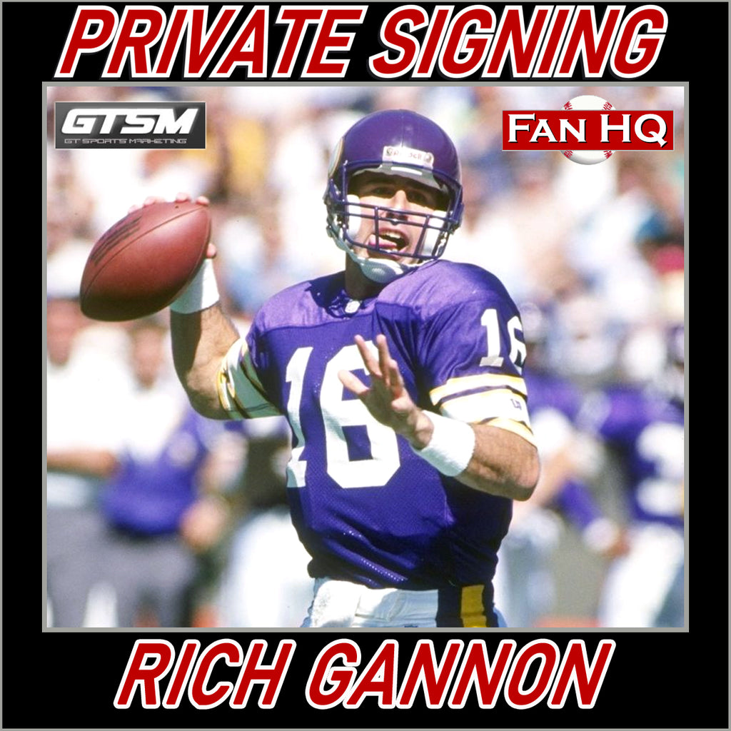 Rich Gannon Private Signing