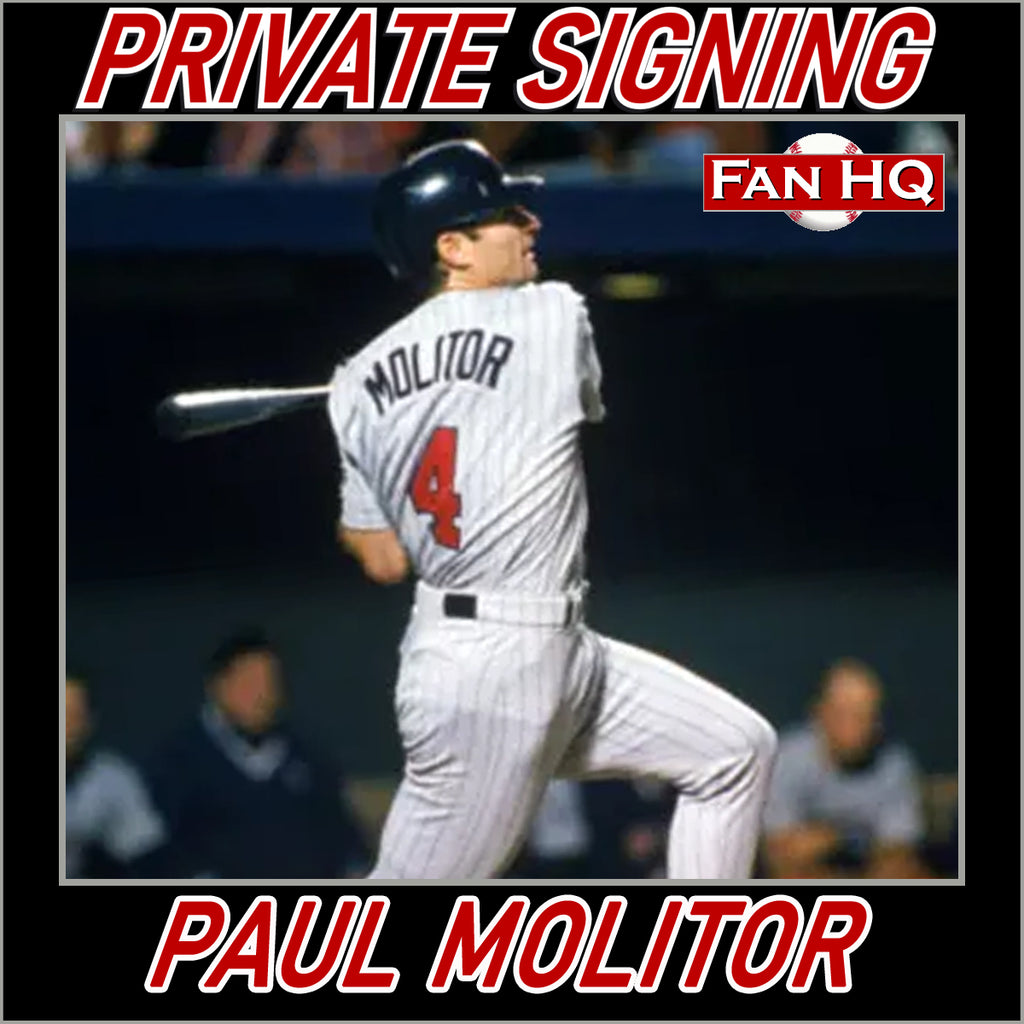 Paul Molitor Private Signing