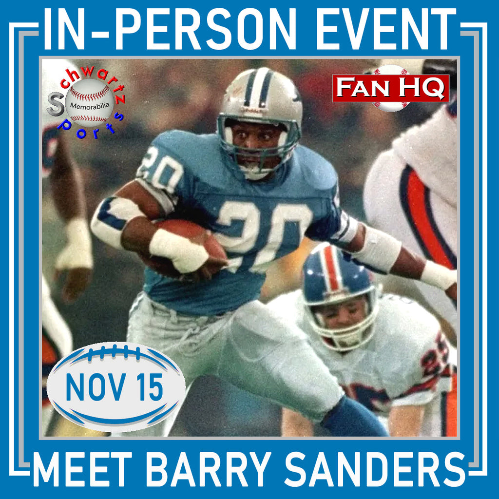 Barry Sanders In-Person Event
